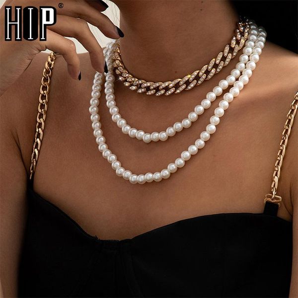 chains hip hop 3pcs bling out cuban chain with pearl necklace gold silver color set for women girls jewelry
chains hip hop 3pcs bling out cuban chain with pearl necklace gold silver color set for women girls jewelry