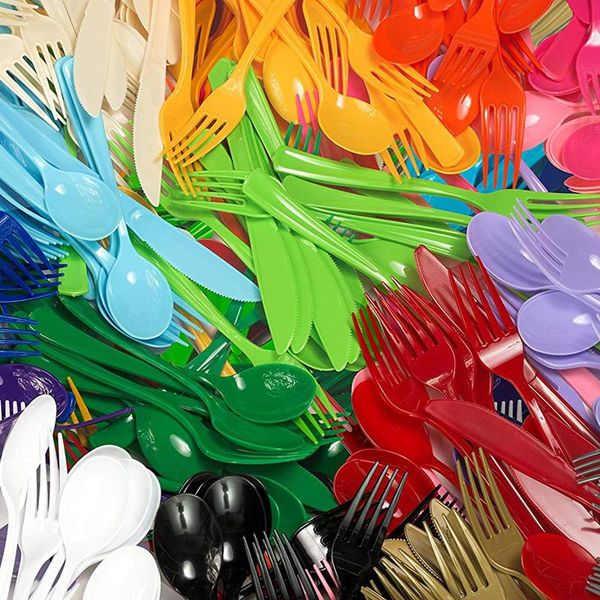 disposable dinnerware touch of color premium plastic cutlery forks knives spoons pastel blue yellow pink black purple green tableware
disposable dinnerware touch of color premium plastic cutlery forks knives spoons pastel blue yellow pink black purple green tableware
