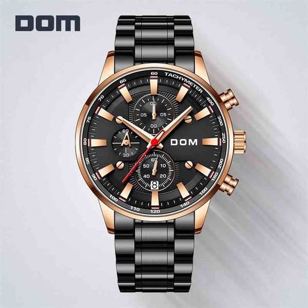 dom sapphire sport watches for men brand luxury military stainless steel wrist watch man clock chronograph wristwatch m-131 210329, Slivery;brown
dom sapphire sport watches for men brand luxury military stainless steel wrist watch man clock chronograph wristwatch m-131 210329, Slivery;brown