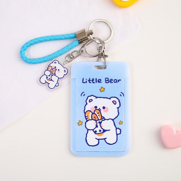 card holders cute short rope case id badge holder bear credit bank cards door credential pass cover for women men keychain, Brown;gray
card holders cute short rope case id badge holder bear credit bank cards door credential pass cover for women men keychain, Brown;gray
