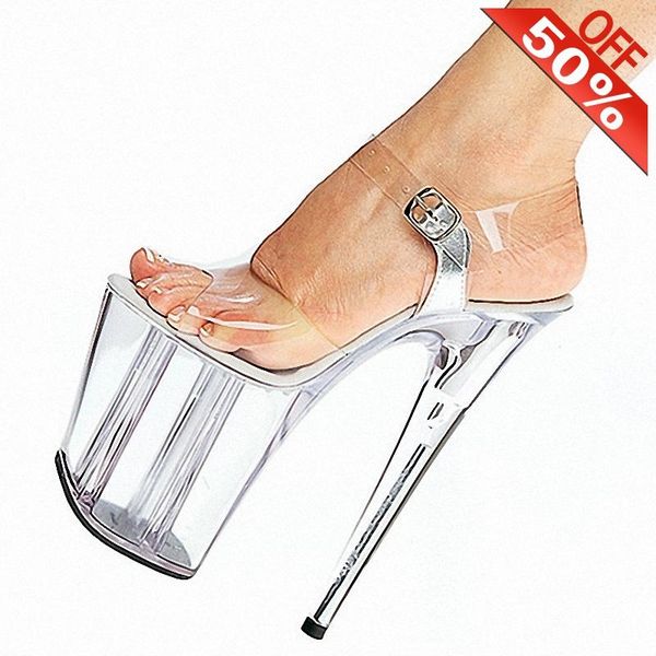 high heel sandals crystal transparent platform pole dancing/performance/star/model wedding dance shoes 8 inches nightclub, Black
high heel sandals crystal transparent platform pole dancing/performance/star/model wedding dance shoes 8 inches nightclub, Black