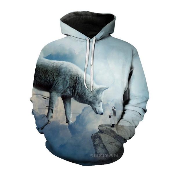 men's hoodies & sweatshirts animal 3d printing hoodie wolf cool autumn and winter casual sports couple men women street s-6xl, Black
men's hoodies & sweatshirts animal 3d printing hoodie wolf cool autumn and winter casual sports couple men women street s-6xl, Black