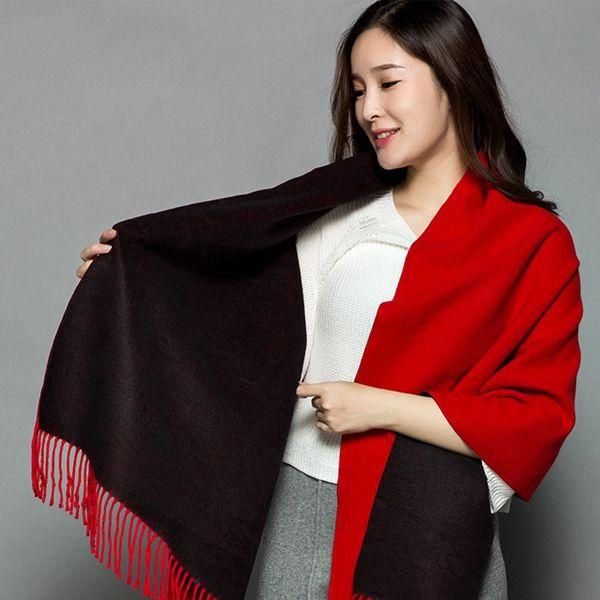 scarves winter scarf for women thick warm double side cashmere lady shawls and wraps pashmina soft long size bandana, Blue;gray
scarves winter scarf for women thick warm double side cashmere lady shawls and wraps pashmina soft long size bandana, Blue;gray