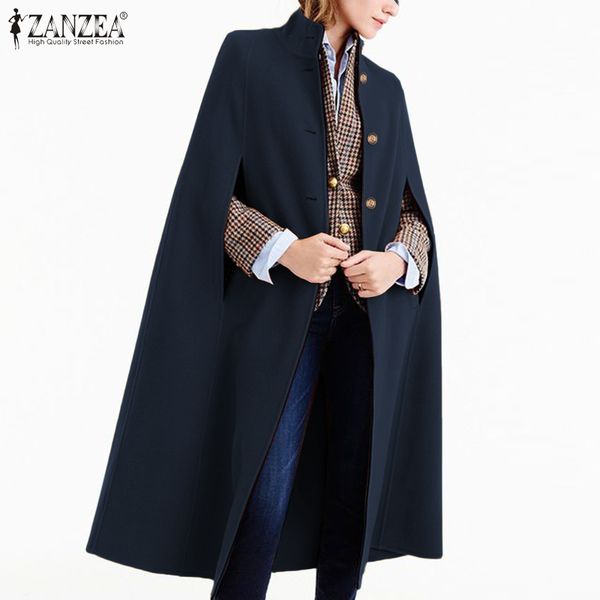 jacket kaftan women's ponchos winter capes solid outwear single button cardigans female casual windbreakers plus size 7, Black;brown
jacket kaftan women's ponchos winter capes solid outwear single button cardigans female casual windbreakers plus size 7, Black;brown