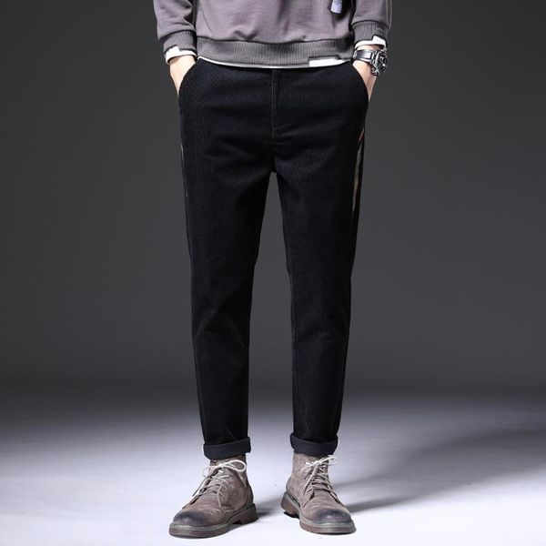 men's pants 2021 autumn winter mens casual pant high stretch elastic fabric skinny slim cutting trouser pocket plus size 38, Black
men's pants 2021 autumn winter mens casual pant high stretch elastic fabric skinny slim cutting trouser pocket plus size 38, Black