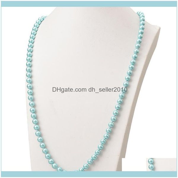 necklaces & pendants jewelrywholesale round blue pearl chain 8mm for diy shell imitation necklace 36inch ladies women female party gifts jew, Silver
necklaces & pendants jewelrywholesale round blue pearl chain 8mm for diy shell imitation necklace 36inch ladies women female party gifts jew, Silver