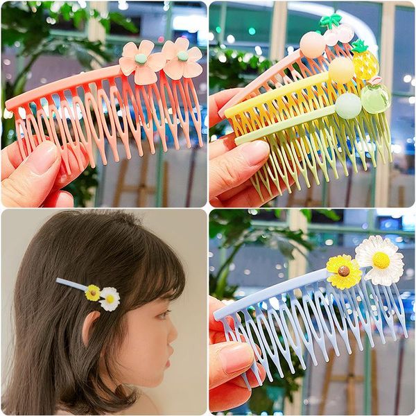 children girls cute colorful cartoon flower candy color hair comb headdress girl accessories, Slivery;white
children girls cute colorful cartoon flower candy color hair comb headdress girl accessories, Slivery;white