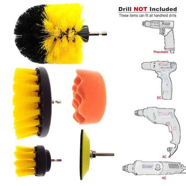 car sponge 3pcs electric drill brush set power for bathroom kitchen cleaning 3" backing pad buffing
car sponge 3pcs electric drill brush set power for bathroom kitchen cleaning 3" backing pad buffing