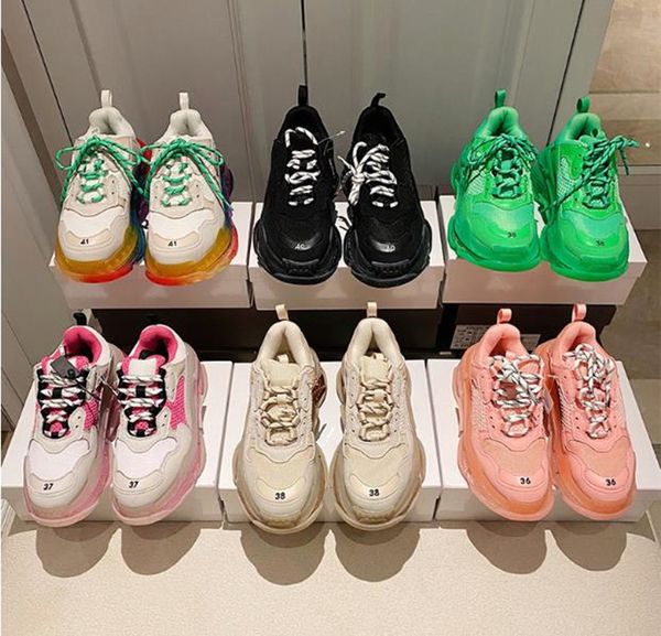 womens mens paris 17fw triple s clear sole running shoes boots sports outdoor women men old dad shoe black white letter colorful retro sneak
womens mens paris 17fw triple s clear sole running shoes boots sports outdoor women men old dad shoe black white letter colorful retro sneak