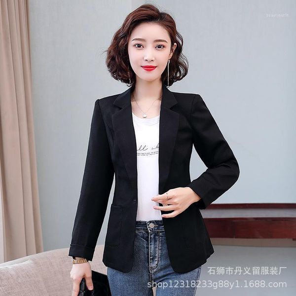 women's suits & blazers blazer coat spring dress 2021 korean waist fashion temperament slim suit professional top, White;black
women's suits & blazers blazer coat spring dress 2021 korean waist fashion temperament slim suit professional top, White;black