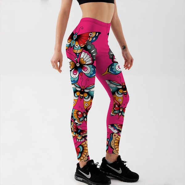 fashion two side butterflies womens legging printed rose red color design trendy casual workout pant, Black
fashion two side butterflies womens legging printed rose red color design trendy casual workout pant, Black