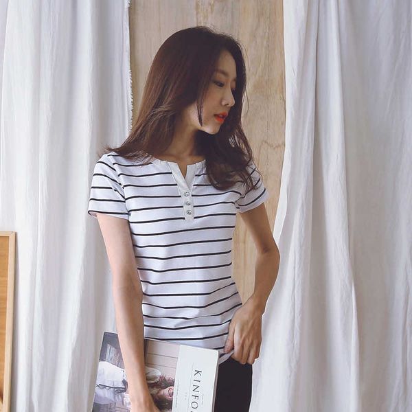 main style make large size ladies summer cardigan ms v collar stripe cotton short sleeve t-shirt 210604, White
main style make large size ladies summer cardigan ms v collar stripe cotton short sleeve t-shirt 210604, White
