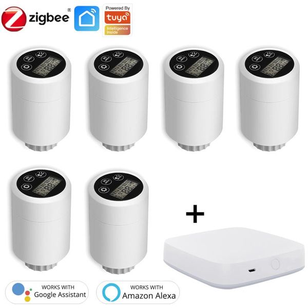 smart home control tuya zigbee3.0 radiator actuator programmable thermostatic valve temperature controller ntc(10k) setup with alexa
smart home control tuya zigbee3.0 radiator actuator programmable thermostatic valve temperature controller ntc(10k) setup with alexa