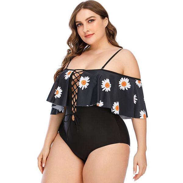 one-piece suits women's swimwear plus size push up floral printed bikini large one piece swimsuit l-5xl 
one-piece suits women's swimwear plus size push up floral printed bikini large one piece swimsuit l-5xl