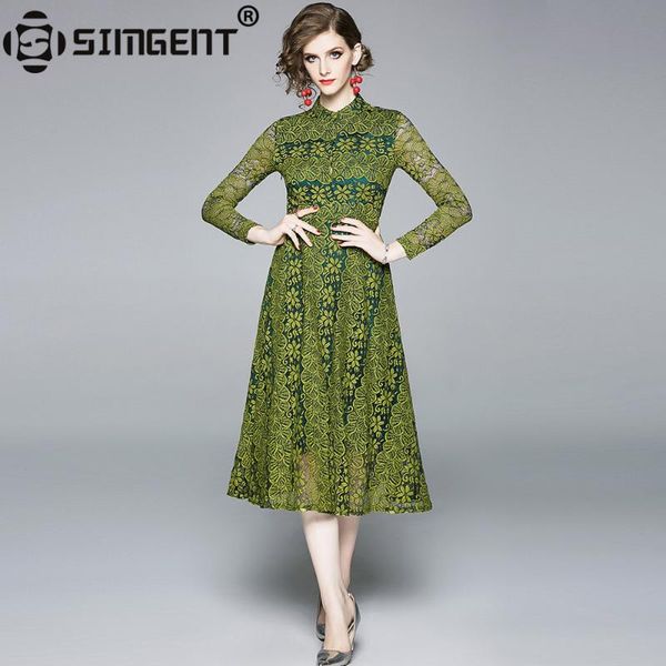 casual dresses simgent long lace dress women fashion stand collar a line elegant autumn spring sleeve midi robe dentelle sg9864, Black;gray
casual dresses simgent long lace dress women fashion stand collar a line elegant autumn spring sleeve midi robe dentelle sg9864, Black;gray