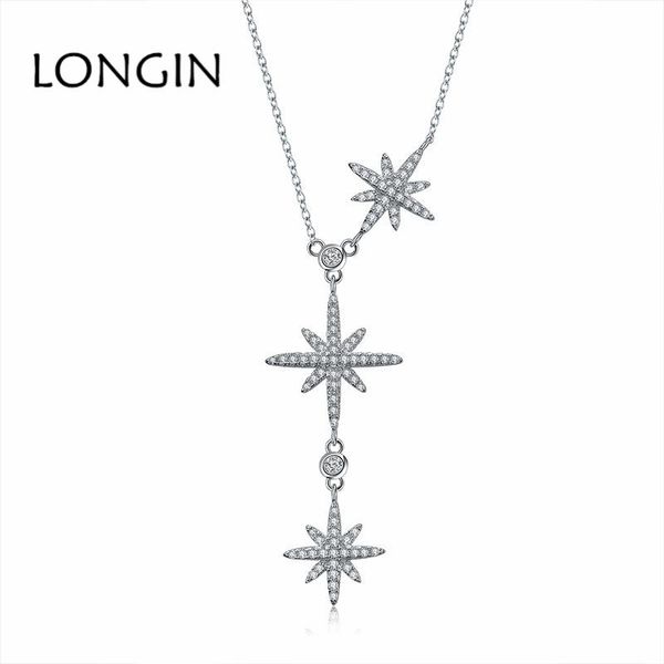 pendant necklaces longin korean fashion zircon rice star adjustable necklace creative wild double meteor clavicle chain holiday gift, Silver
pendant necklaces longin korean fashion zircon rice star adjustable necklace creative wild double meteor clavicle chain holiday gift, Silver