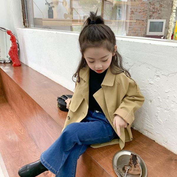coat girls korean short windbreaker fashion big brand jacket 2021 autumn baby girl solid khaki trench coats outwear, Blue;gray
coat girls korean short windbreaker fashion big brand jacket 2021 autumn baby girl solid khaki trench coats outwear, Blue;gray