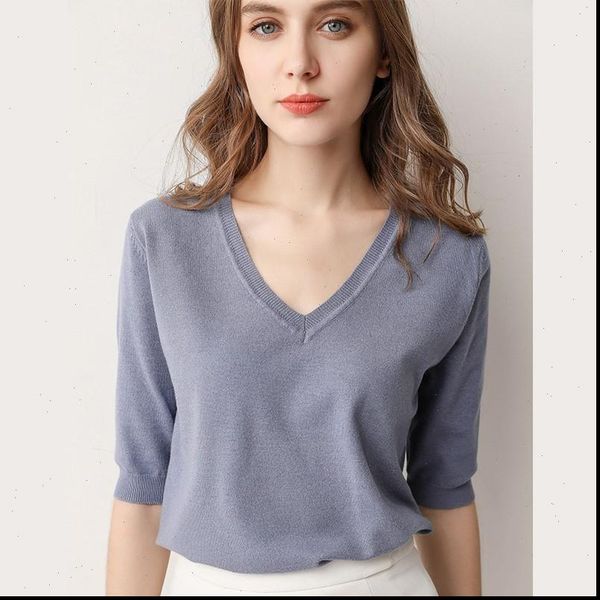 spring summer basic and pullovers women sweaters solid v neck short sleeved knit cashmere sweater thin casual jumper female, White;black
spring summer basic and pullovers women sweaters solid v neck short sleeved knit cashmere sweater thin casual jumper female, White;black