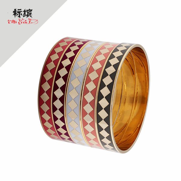 bangles bracelets stainless steel enamel jewelry bracelet oil dripping straight, Black
bangles bracelets stainless steel enamel jewelry bracelet oil dripping straight, Black