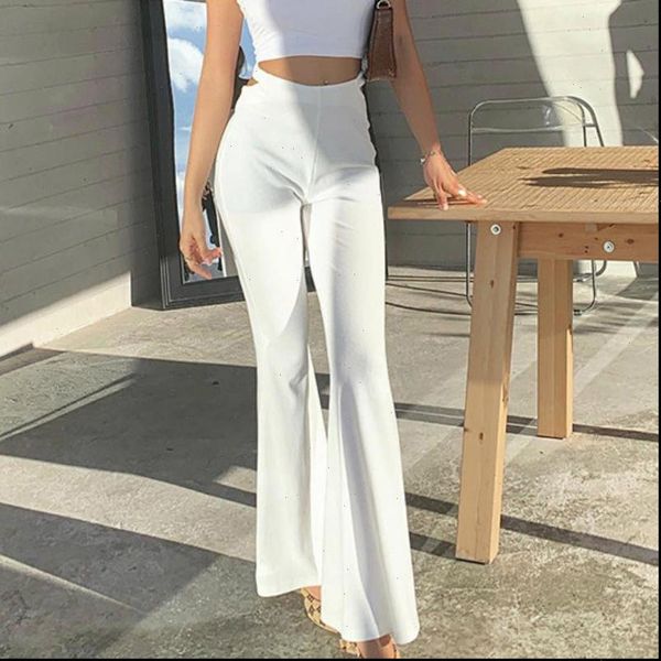 spring high waist hollow womens capri flare trousers solid color slim bottoms elegant fashion lady bell, Black;white
spring high waist hollow womens capri flare trousers solid color slim bottoms elegant fashion lady bell, Black;white