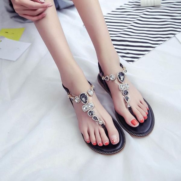 sandals sagace women ladies ethnic style thick bottom toe bohemian rhinestone beach shoes flip-flops 2021, Black
sandals sagace women ladies ethnic style thick bottom toe bohemian rhinestone beach shoes flip-flops 2021, Black
