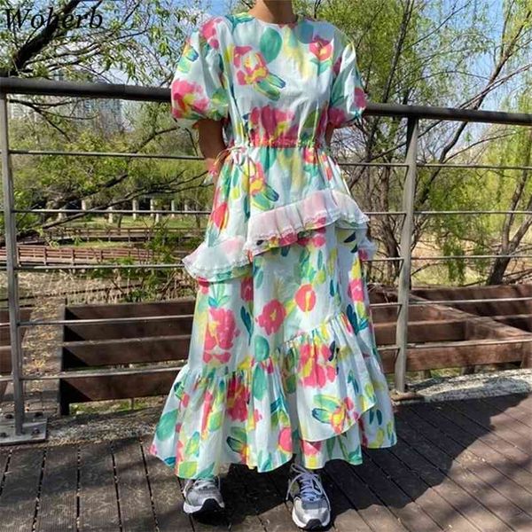 women dress vintage print maxi robe summer lace patchwork drawstring slim vestidos mujer irregular ruffles loose dresses 210519, Black;gray
women dress vintage print maxi robe summer lace patchwork drawstring slim vestidos mujer irregular ruffles loose dresses 210519, Black;gray