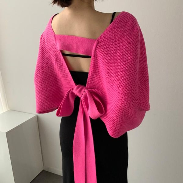 women's knits & tees elegant sweaters women korean chic autumn temperament bandage back hollow lace-up loose bat sleeve cardigans swea, White
women's knits & tees elegant sweaters women korean chic autumn temperament bandage back hollow lace-up loose bat sleeve cardigans swea, White