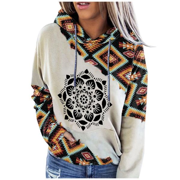 women's hoodies & sweatshirts western ethnic print hoodie vintage long sleeve solid oversized hooded sweatshirt casual pocket pullover, Black
women's hoodies & sweatshirts western ethnic print hoodie vintage long sleeve solid oversized hooded sweatshirt casual pocket pullover, Black
