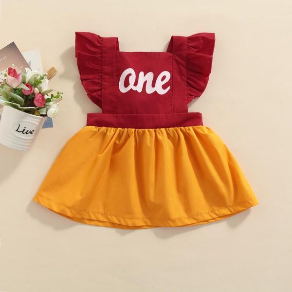 girl's dresses est arrival kids girls princess dress little letter print square neck sleeve backless casual sweet for 6-24m, Red;yellow
girl's dresses est arrival kids girls princess dress little letter print square neck sleeve backless casual sweet for 6-24m, Red;yellow