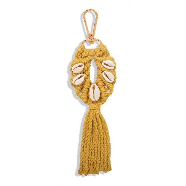 keychains hand woven shell macrame keychain creative cotton thread fringed bag pendant for women bohemian multicolor trend accessories, Silver
keychains hand woven shell macrame keychain creative cotton thread fringed bag pendant for women bohemian multicolor trend accessories, Silver