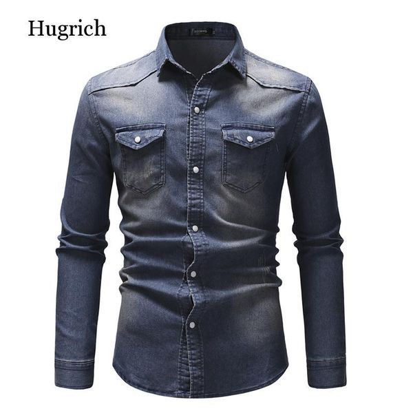 men's casual shirts long sleeve denim shirt men spring solid color cotton jeans for, White;black
men's casual shirts long sleeve denim shirt men spring solid color cotton jeans for, White;black