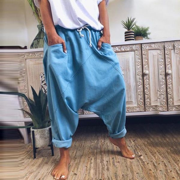 women summer solid harem pants loose knee length trousers female soft elastic waist capris plus size 5xl#g3 women's &, Black;white
women summer solid harem pants loose knee length trousers female soft elastic waist capris plus size 5xl#g3 women's &, Black;white