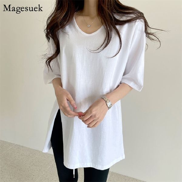 korean chic casual cotton white loose t-shirt women summer short sleeve woman tshirts split plus size solid tee shirt 13641 210512
korean chic casual cotton white loose t-shirt women summer short sleeve woman tshirts split plus size solid tee shirt 13641 210512