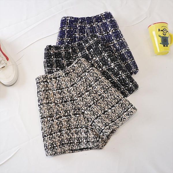 autumn tweed woolen winter womens short high waist wide leg plaid outwear suit plus size xxl booty, White;black
autumn tweed woolen winter womens short high waist wide leg plaid outwear suit plus size xxl booty, White;black