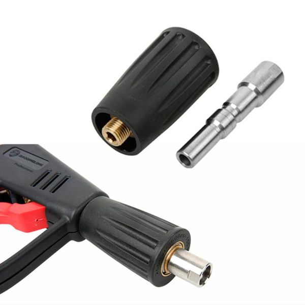 pressure washer foam accessories for g1 / 4 quick release adapter plastic + copper water watering equipments
pressure washer foam accessories for g1 / 4 quick release adapter plastic + copper water watering equipments