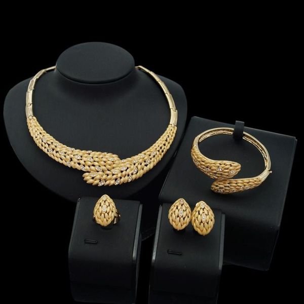earrings & necklace yulaili nigerian wedding bridal african jewelry sets woman fashion dubai gold color bracelet ring wholesale, Silver
earrings & necklace yulaili nigerian wedding bridal african jewelry sets woman fashion dubai gold color bracelet ring wholesale, Silver