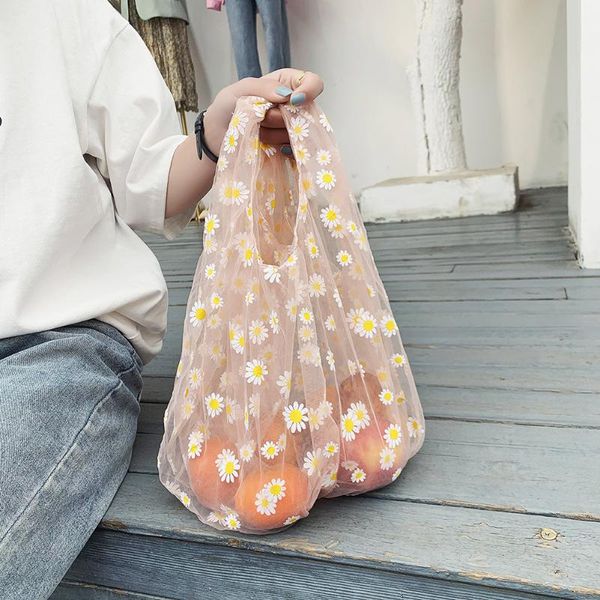 women handbags tote ladies flower mesh simple shopping travel girls purse pouch transparent cloth bag storage bags
women handbags tote ladies flower mesh simple shopping travel girls purse pouch transparent cloth bag storage bags