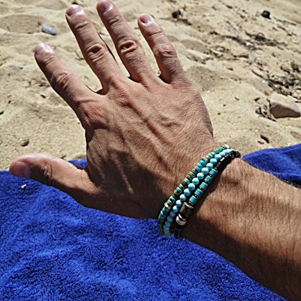 beaded, strands charm bracelet men green natural stone cylindrical lucky beads bangle bracelets jewelry, Black
beaded, strands charm bracelet men green natural stone cylindrical lucky beads bangle bracelets jewelry, Black