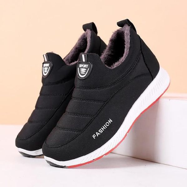 boots snow women shoes warm plush fur ankle winter female slip on flat casual waterproof sneakers, Black
boots snow women shoes warm plush fur ankle winter female slip on flat casual waterproof sneakers, Black