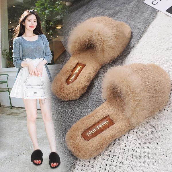 faux fur slippers women winter indoor house sleepers shoes woman fluffy slides non-slip soft warm home, Black
faux fur slippers women winter indoor house sleepers shoes woman fluffy slides non-slip soft warm home, Black