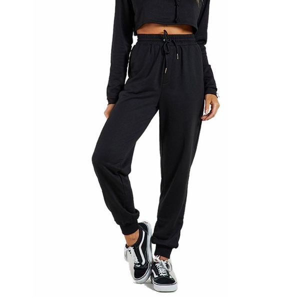 women's pants versatile elastic sports trousers, Black;white
women's pants versatile elastic sports trousers, Black;white
