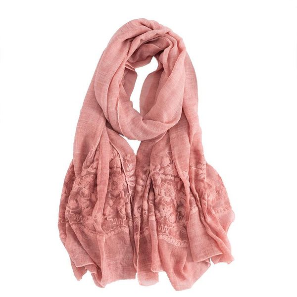 scarves spring and autumn winter korean tie-dye embroidery women's wild scarf, Blue;gray
scarves spring and autumn winter korean tie-dye embroidery women's wild scarf, Blue;gray
