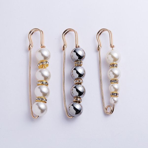 big beads charm simulated pearl brooch pin rhinestone dress decoration buckle pin for women wedding jewelry accessoriesdio chan contact, Gray
big beads charm simulated pearl brooch pin rhinestone dress decoration buckle pin for women wedding jewelry accessoriesdio chan contact, Gray