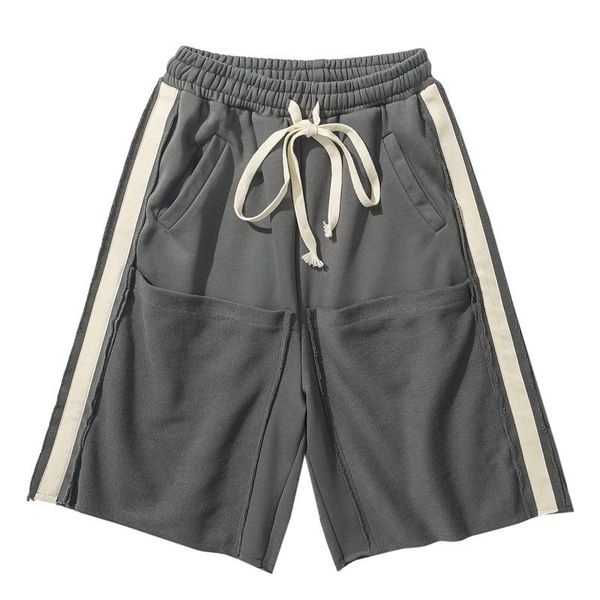 summer short men side stripe hip hop oversized streetwear harajuku drawstring joggers big pockets casual cotton shorts men's, White;black
summer short men side stripe hip hop oversized streetwear harajuku drawstring joggers big pockets casual cotton shorts men's, White;black