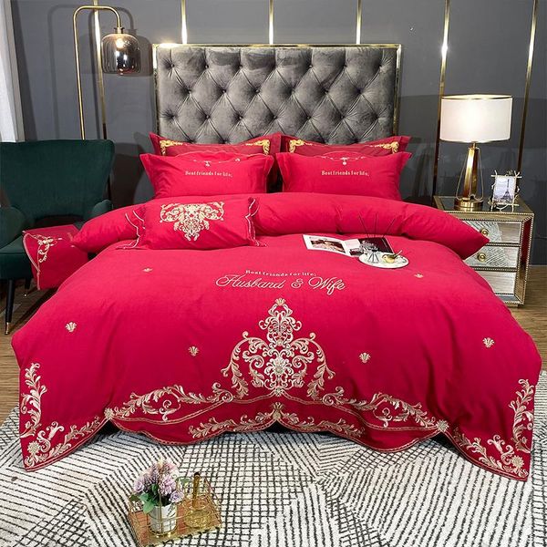 luxury 600tc egyptian cotton embroidery 4pcs bedding set king size duvet cover bed sheet pillowcases home textiles sets
luxury 600tc egyptian cotton embroidery 4pcs bedding set king size duvet cover bed sheet pillowcases home textiles sets