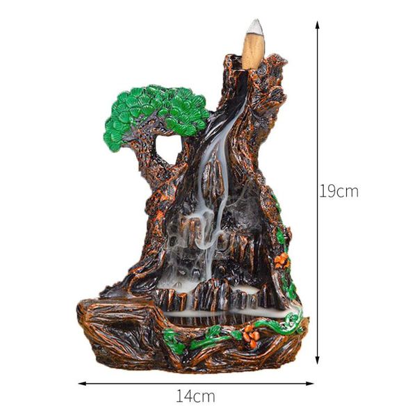 fragrance lamps ornaments backflow censer ceramic incense burner resin supply decorative furnishings creative waterfall
fragrance lamps ornaments backflow censer ceramic incense burner resin supply decorative furnishings creative waterfall
