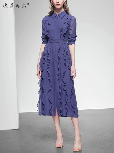 casual dresses women chiffon dress spring 2021 arrival female ruffles elegant blouse long sleeve medium length, Black;gray
casual dresses women chiffon dress spring 2021 arrival female ruffles elegant blouse long sleeve medium length, Black;gray