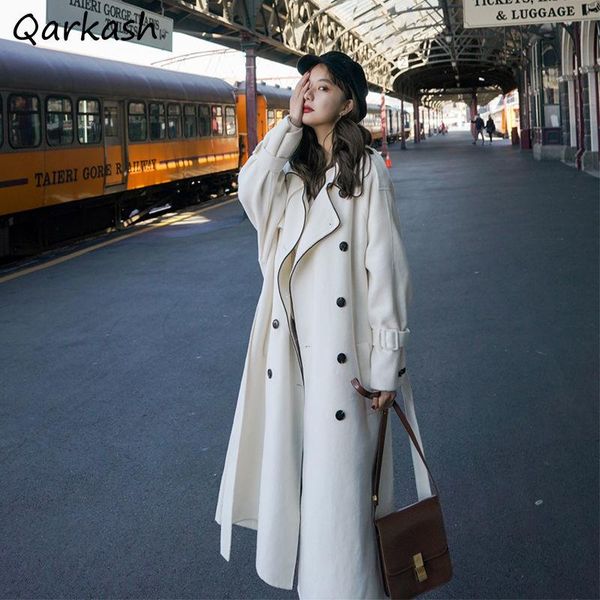 women's wool & blends women sashes design tender loose streetwear winter feminino turn down collar retro large size sweet elegant soft, Black
women's wool & blends women sashes design tender loose streetwear winter feminino turn down collar retro large size sweet elegant soft, Black