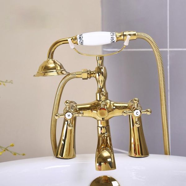 european style gold-plated shower nozzle set antique double and cold bathtub faucet basin in-wall bathroom sets
european style gold-plated shower nozzle set antique double and cold bathtub faucet basin in-wall bathroom sets