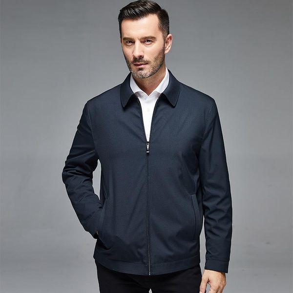 men's jackets 2021 spring and autumn style jacket middle-aged business casual leadership-turn-down collar coat, Black;brown
men's jackets 2021 spring and autumn style jacket middle-aged business casual leadership-turn-down collar coat, Black;brown